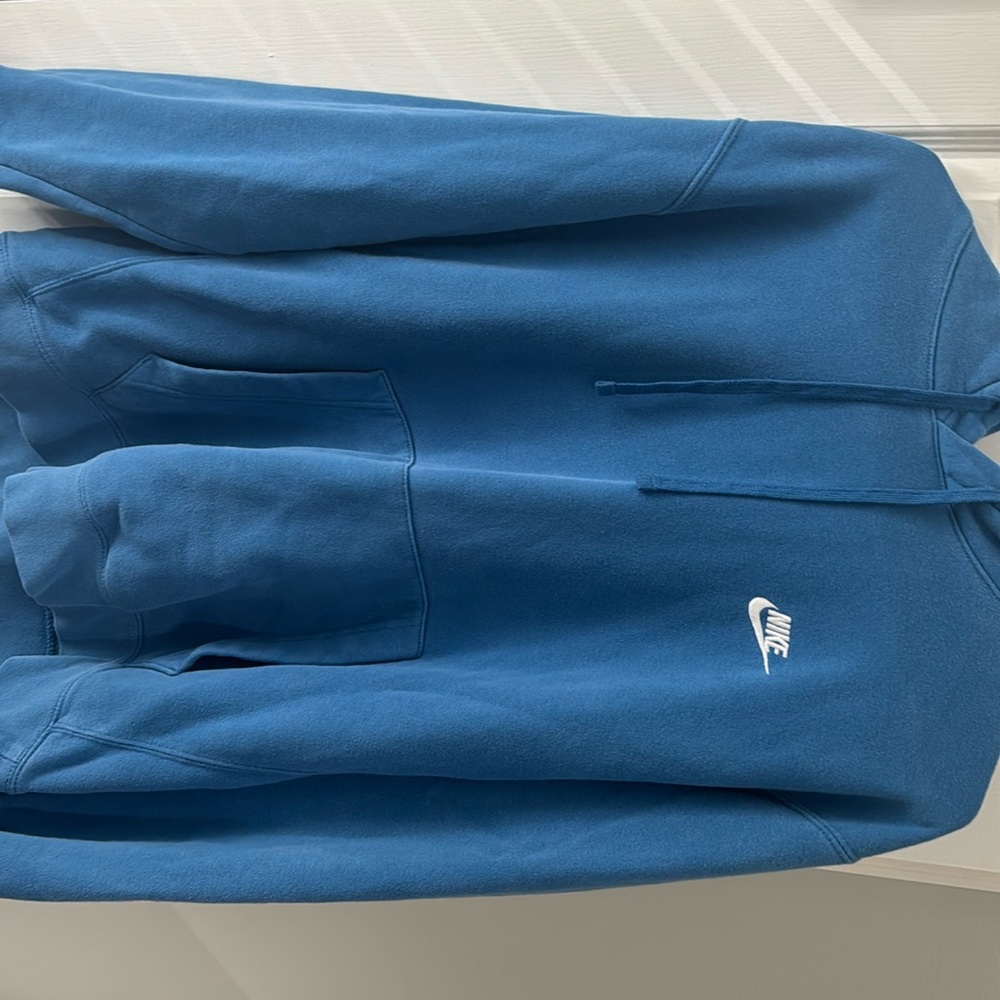 Blue Nike hoodie